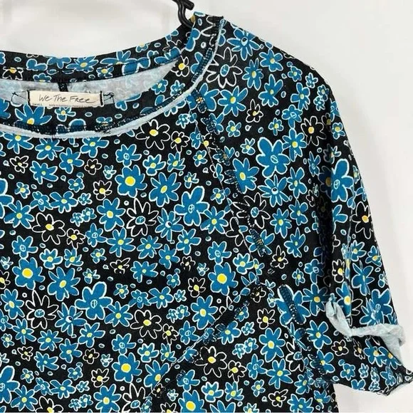 NWOT! Free People Sammie Floral Print Tee - Picture 7 of 10